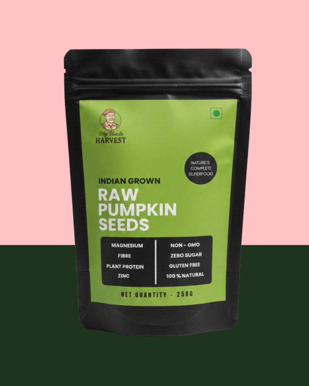 Premium Organic Pumpkin Seeds (Pepitas) - Raw & Unsalted, Non-GMO - Contains Magnesium, Zinc & Protein - Ideal for Snacking, Salads & Baking